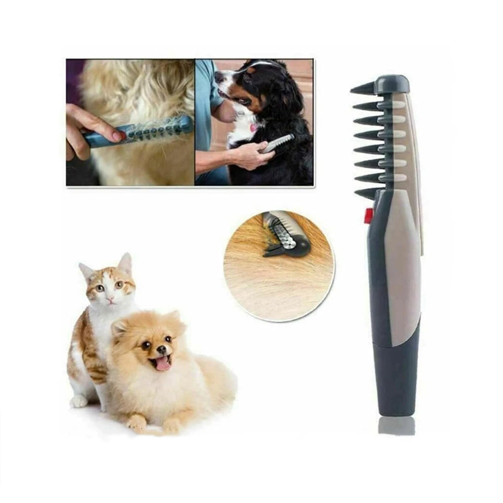 Electric Pet Dog Grooming Comb Remove Mats Tangles Cat Hair Trimmer Knot Out Remove Mats Tangles Tool Supplies Grooming